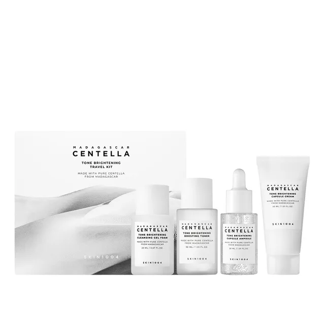 100 Skin1004 - Centella Tone Brightening Travel Kit: Rutina Antimanchas e Iluminadora - Imagen 1