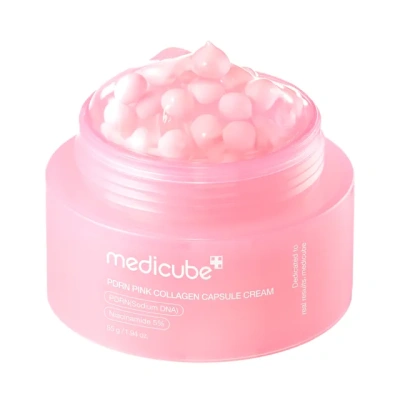 Medicube - PDRN Pink Collagen Capsule Cream: Firmeza, Redensificación y Efecto Plump